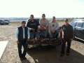 Cargill group - Cirilo Sanchez, Tim Nounu, Craig Lutjelusche, Mike Bideaux, and Joe Smith - Winners of Nebraska Governor's Hunt on Nov. 3, 2012
